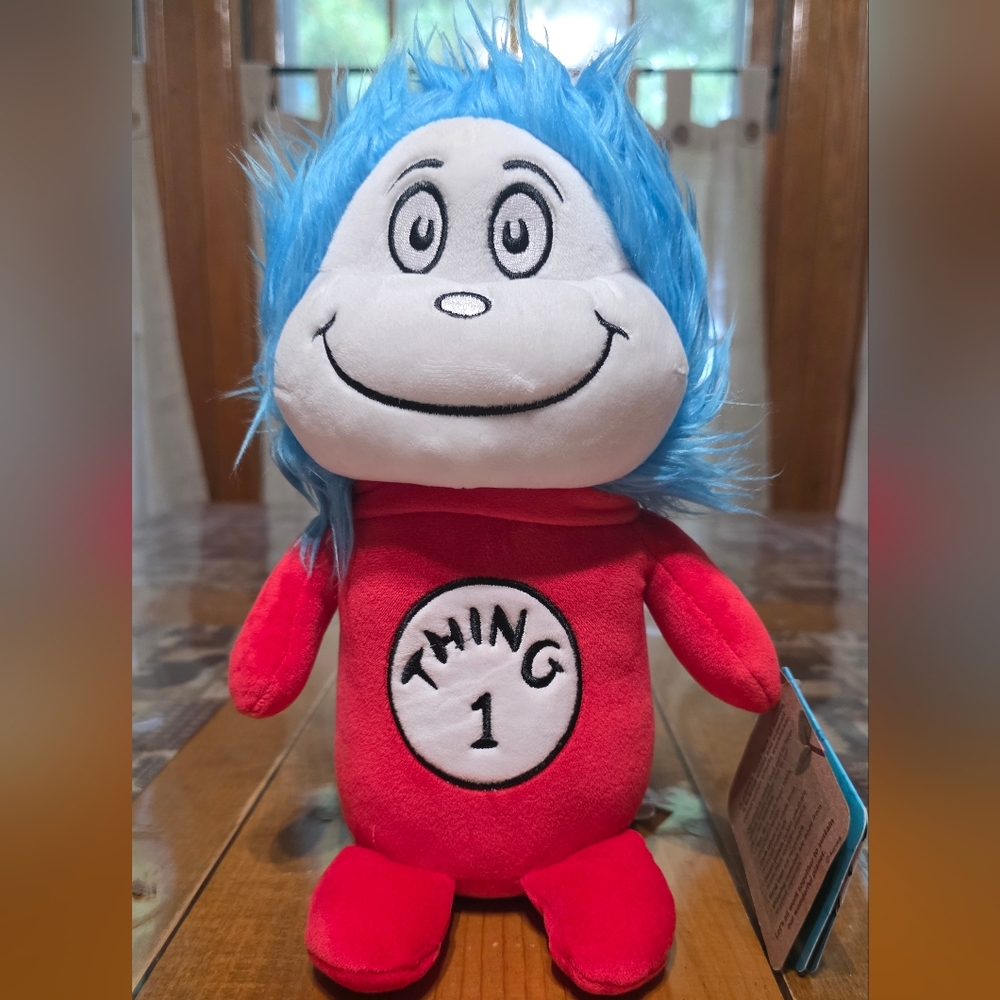 Dr. Seuss Thing 1 Plush - Red and Blue